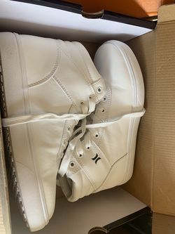 White Hurley High tops