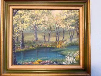 Framed Original Landscape Painting
