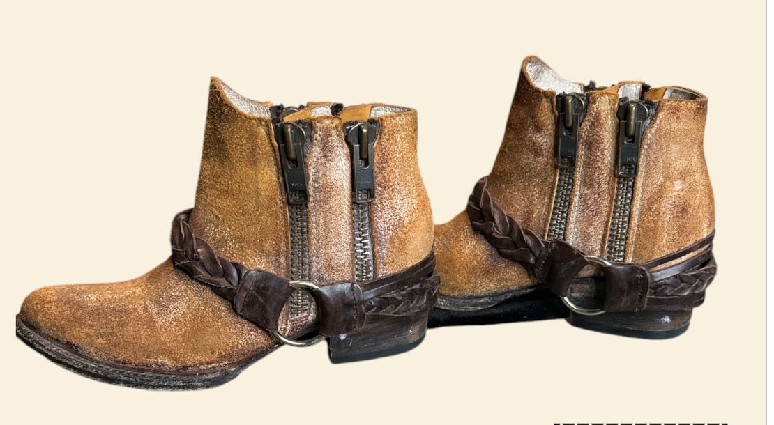 FREEBIRD Leather Ankle Boots Clash 7 Suede