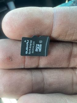 Subaru North America Navigation MicroSD Card