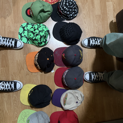 lot 2000s swag hats snap back