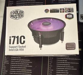 Cooler Master i71C CPU Cooler-RGB | Intel LGA 115x