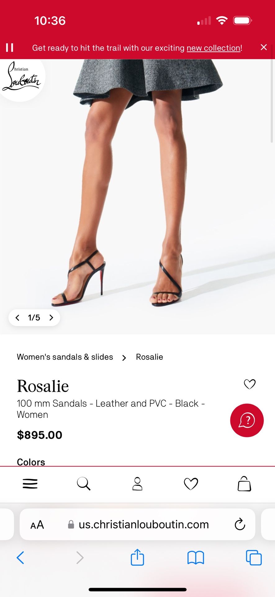 Christian Louboutin Rosalie Heels - Size 8 US (38) - Or 100% FREE If You Have Hot Legs