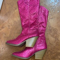 C wgirl Ankle Boots Cowboy Boots for Women Western Booties Rhinestone Chunky Heel Fashion Comfortable Cowboy Side 