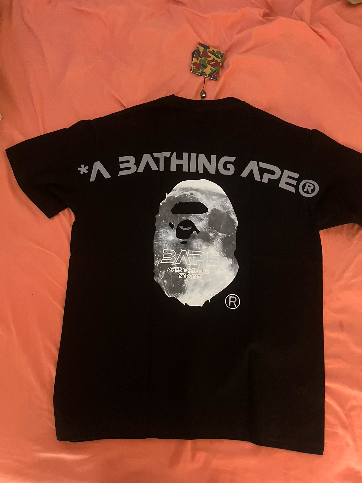 black and gray bape