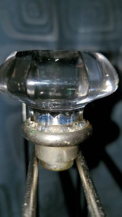 Antique glass door knob