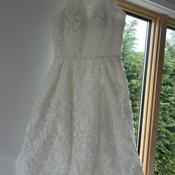 Size 0 White Dress 