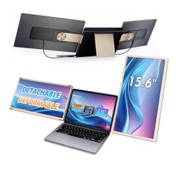 Laptop Screen Extender,15.6" Portable Monitor, FHD 1080P Ultra-Slim Travel Mo...