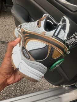 AUTHENTIC Be Right Back Silver Bronze OFF-WHITE shoes