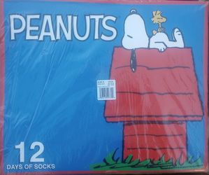 Peanuts 12 Days Of Socks