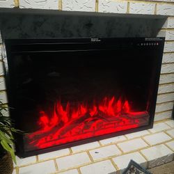 Modern Electric Fireplace Heater – Works Perfect – Fast Pickup