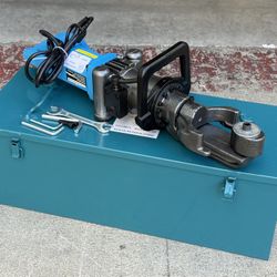 1200Watt Handheld Electric Hydraulic Rebar Bender  22mm 7/8” Rod Bending Tool 