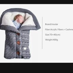 NEW Only BLACK AND GREY Unisex Infant Swaddle Blankets Soft Thick Fleece Whole Sale And Retail 