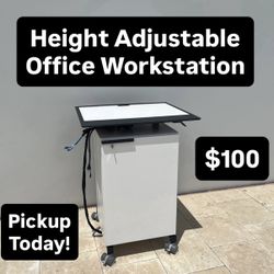 Office Height Adjustable Workstation (1 Available) 