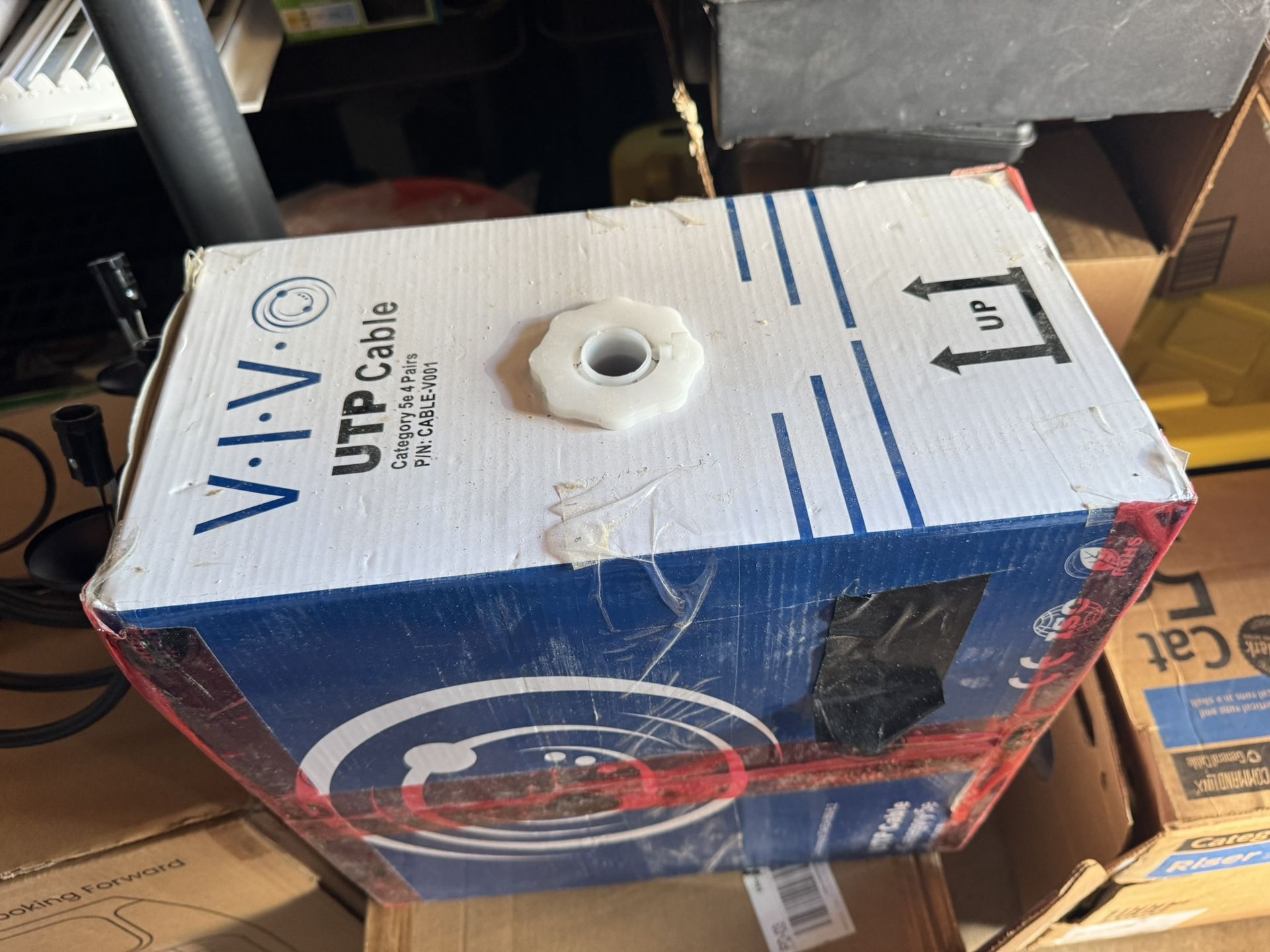Cat 5e And Coax Cables