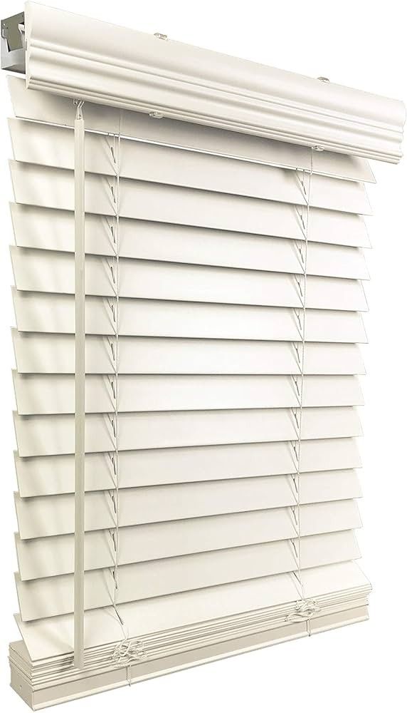 Window Blinds White Wood 2" 60L