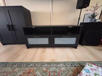 Black tv stand/entertainment center