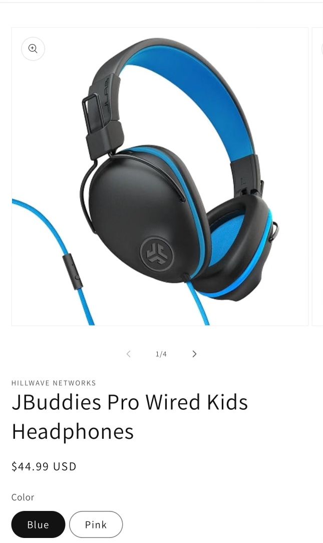 JBuddies Pro Wired Kids Headphones
