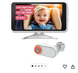 NEW Luckview 1080P Baby Car Camera Monitor – Night Vision + 3X Zoom