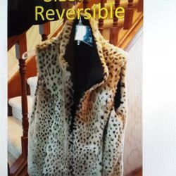 Reversible Faux Fur Vest