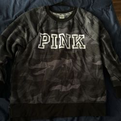 Women’s PINK Camo Crew Sweatshirt