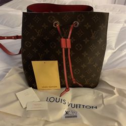 NEW Leather Drawstring Purse 