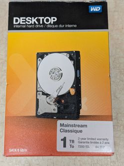 WD Desktop Internal Hard Drive 1TB