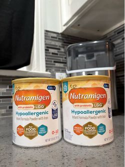 2 of 12.6 oz Nutramigen formula