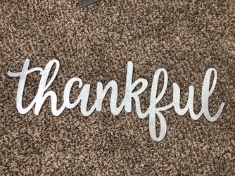 Wall Art- “Thankful”