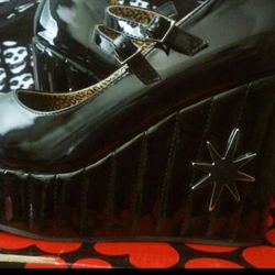 T.U.K. "Lux De Ville" Wedge Heels