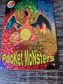 pokemon pocket monster cards Ash & Pikachu 1998 Pocket Monsters (Pokémon) Bandai Carddass #141 CGC –  Piece Of The Game main image 0