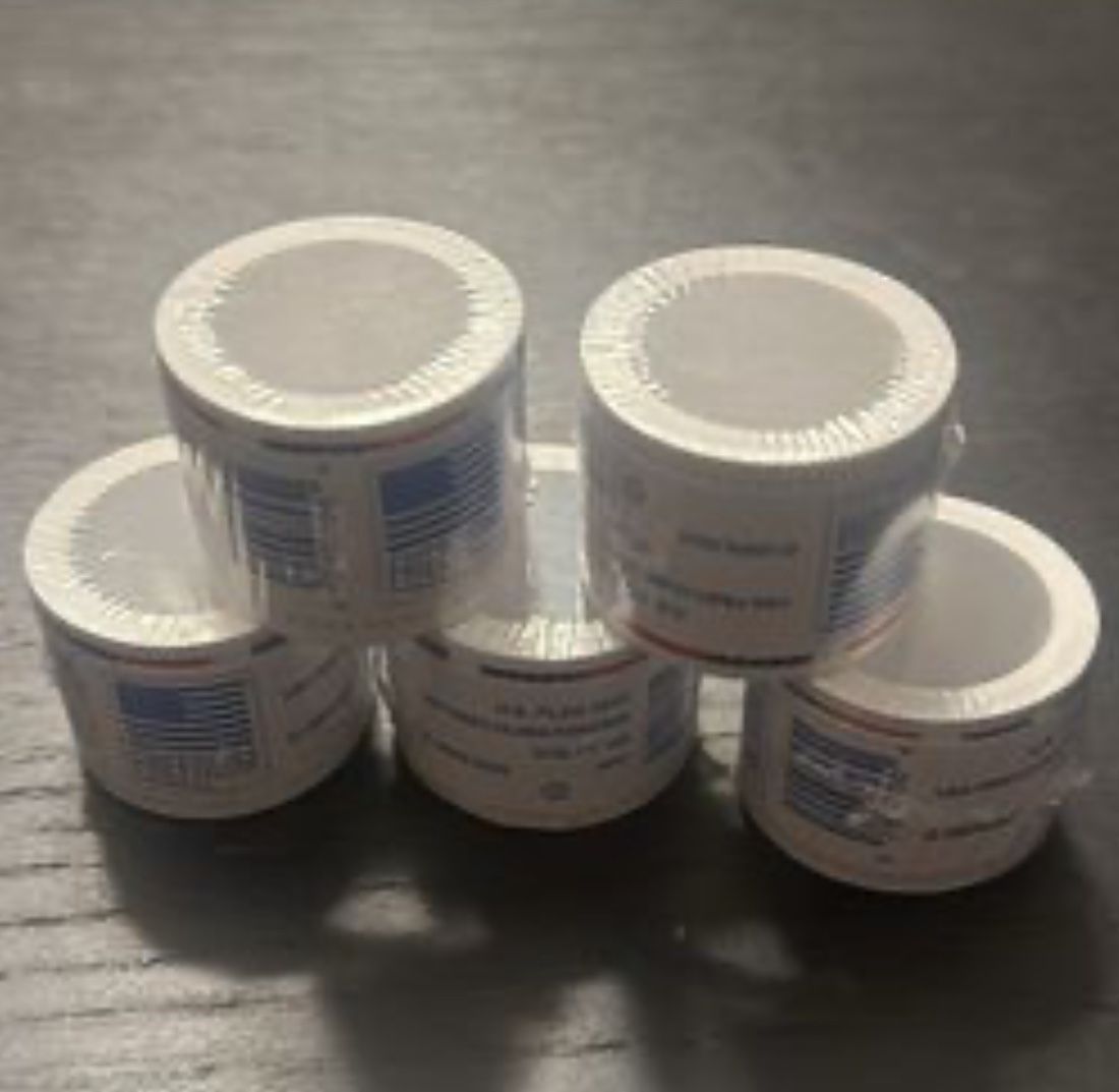 5 Rolls Of 100 Forever Stamps
