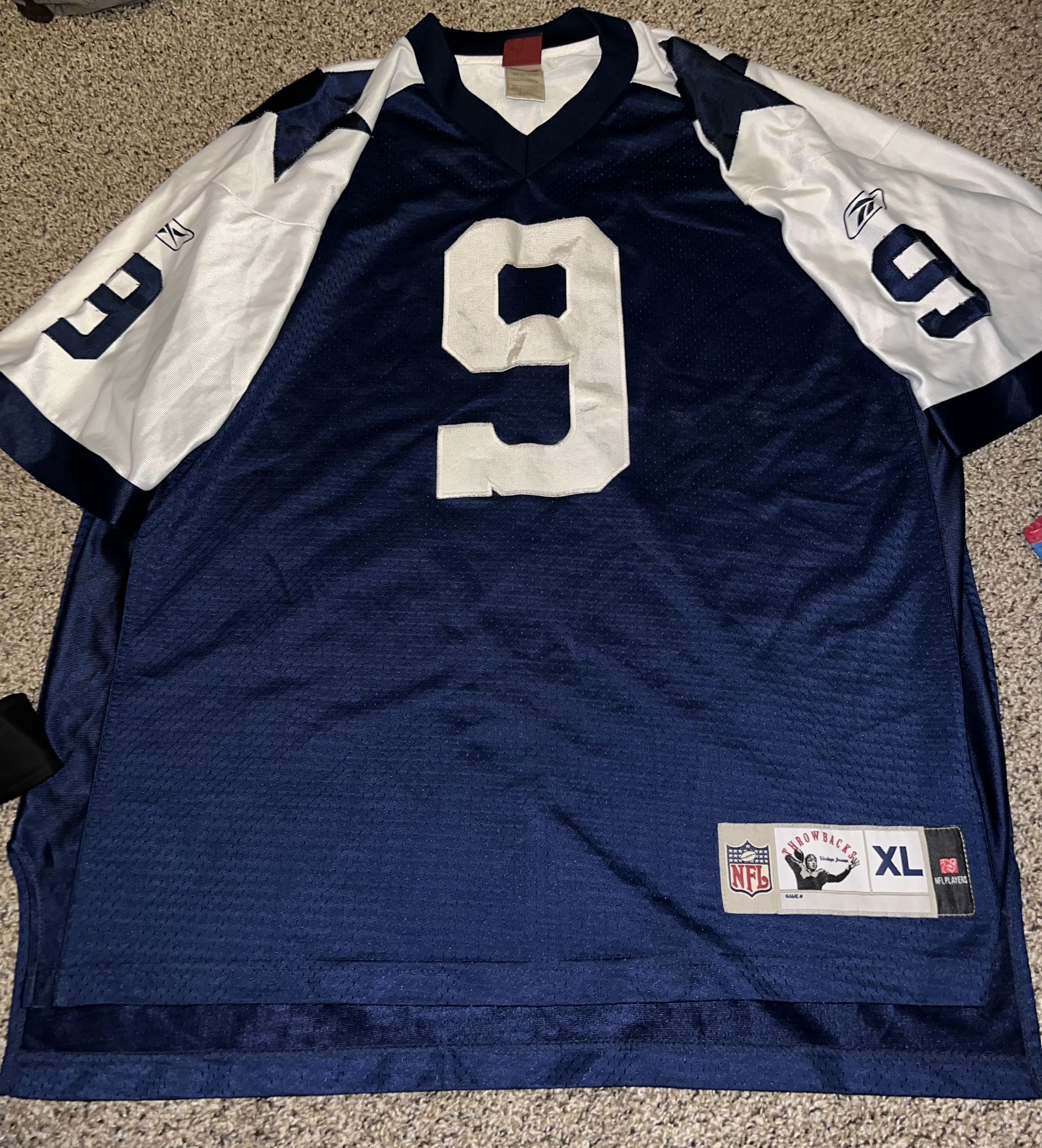 Reebok Gridiron Classic Cowboys Jersey - Romo #9 - Sz 50 - Throwback. READ BELOW