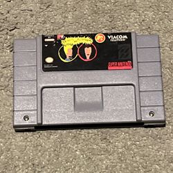 Mtv's Beavis and Butthead Super Nintendo SNES Cartridge Only Tested
