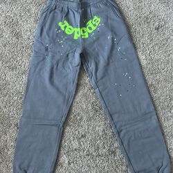 Sp5der Slate Gray Sweatpants 
