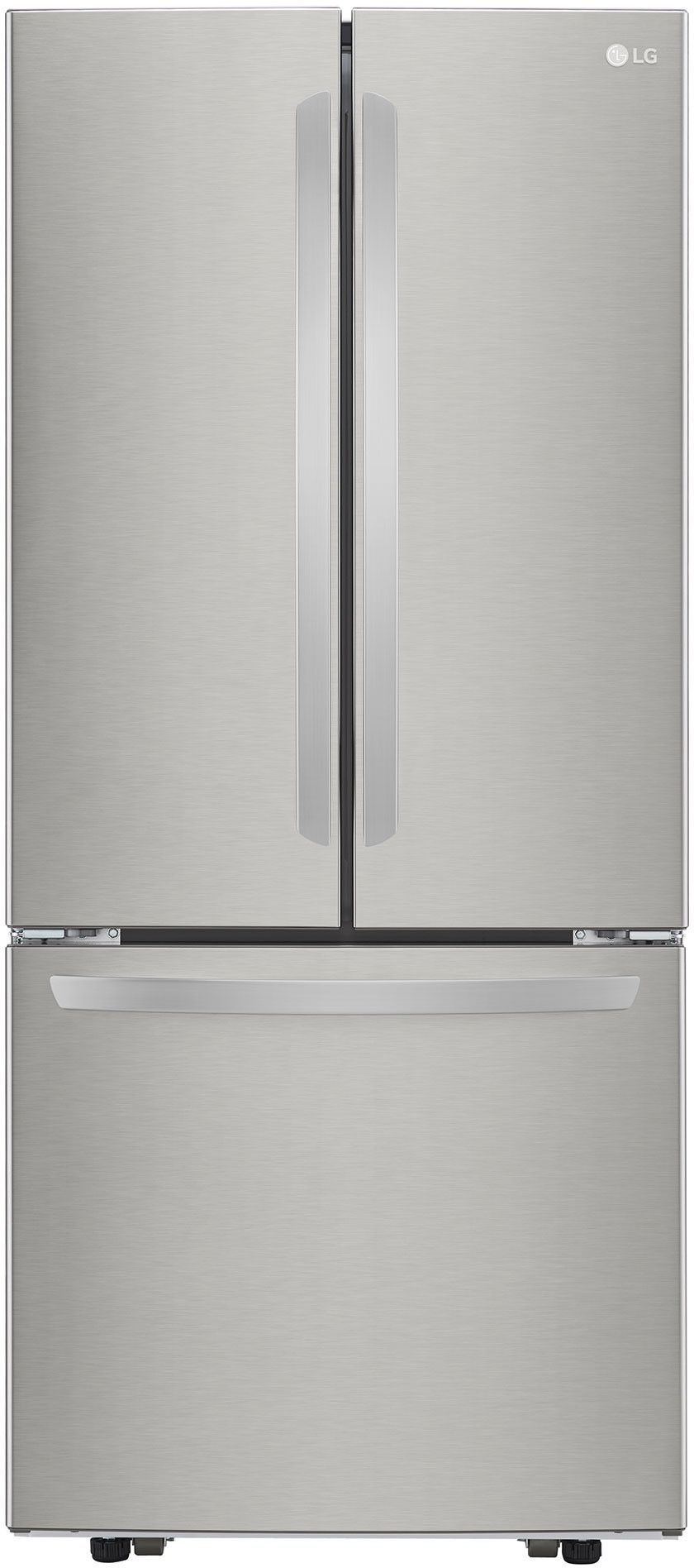 LG 21.8 Cu. Ft. French Door Built In Refrigerator with Smart Cooling System Stainless steel