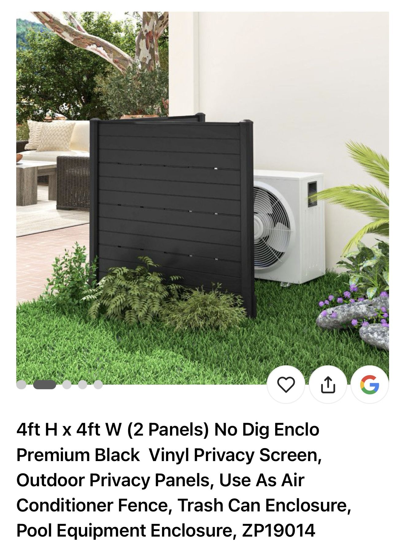 Air Conditioner Fence, Outdoor Privacy Screen