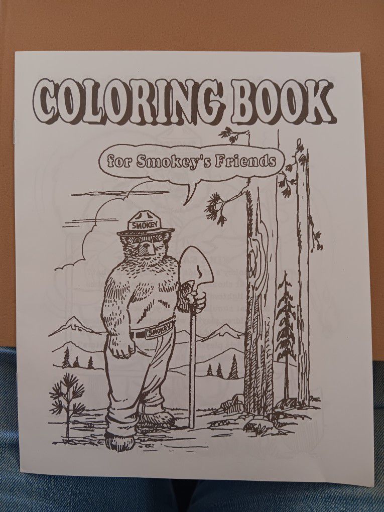 Smoky Bear Coloring Books 