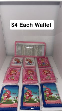 Strawberry shortcake wallets $4 each