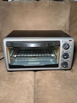 BLACK+DECKER Toaster Oven 1200W Stainless Steel, 30-Min Timer Bake Broil