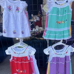 Cotton dresses 👗 for little girls 👧🏻 