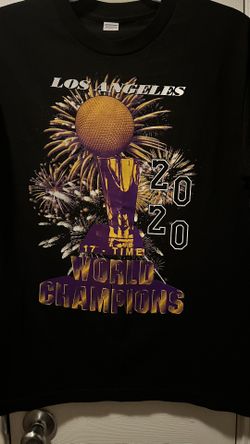 UNDFTD Los Angeles Lakers 2020 Championship T Shirt Size Medium