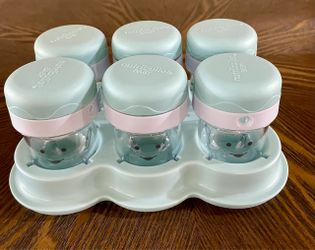 Nutribullet Baby Storage Jars & Freezer Tray Set of 6