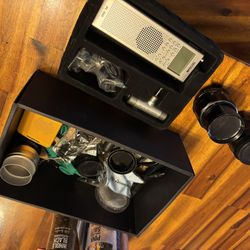 Camera Lenses, Misc Parts N LW Radios