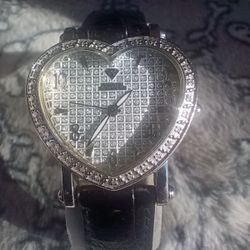Aqua Master Diamond Heart-shaped Watch