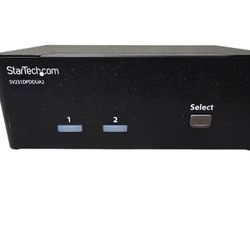 StarTech SV231DPDDUA 2-Port Dual DisplayPort USB KVM Switch Audio USB