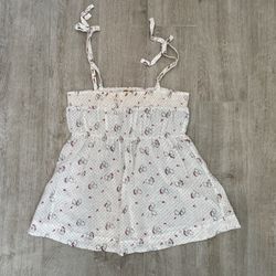 Free People Babydoll Tank Top, M