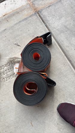 Straps Flatbed Trailer