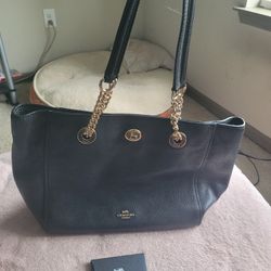 Used Coach Leather Purse