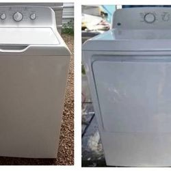 Hotpoint HE Washer & GE Electric Dryer 